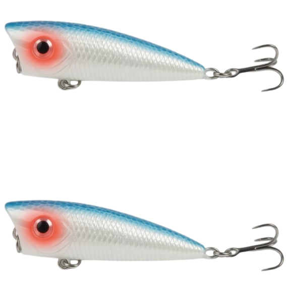 Bisitoy 2Pcs Buzz Fishing Lures Set with Propeller Blade for Summer Topwater