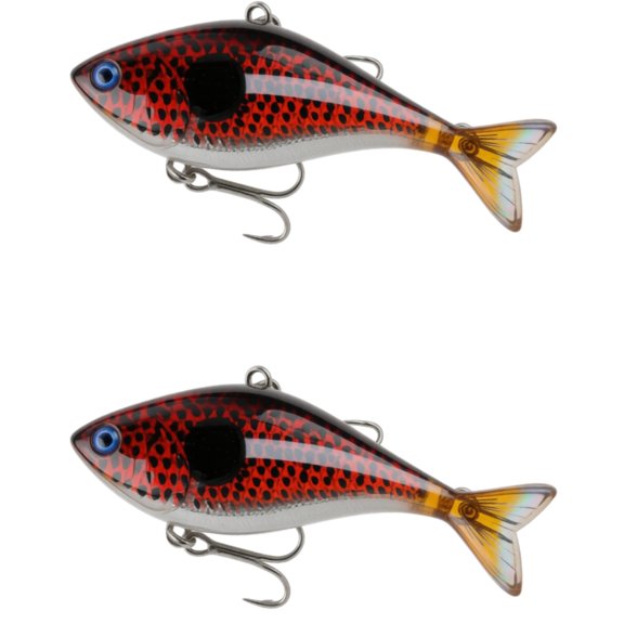 Bisitoy 2Pcs Floating Fishing Lures Set with Weedless Hook for Topwater Snakehead