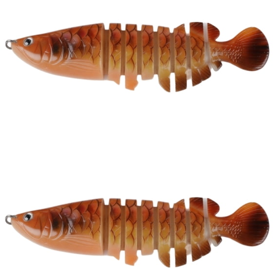 Bisitoy 2Pcs Heavy Duty Fishing Lures Set with Jig Head for Saltwater Flounder
