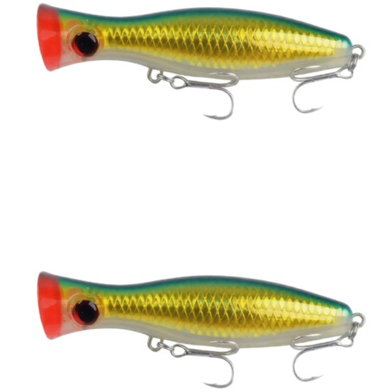 Bisitoy 2Pcs Jerkbait Fishing Lures Set with Suspending Feature for Clear Water