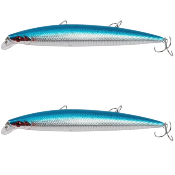 Bisitoy 2Pcs Lipless Fishing Lures Set with Vibrating Tone for Winter Bass
