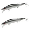 thumbnail image 1 of Bisitoy 2Pcs Realistic Fishing Lures Set with Sharp Hooks for Freshwater Bass Trout, 1 of 4
