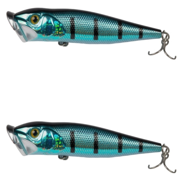 Bisitoy 2Pcs Sinking Fishing Lures Set with Glass Rattles for Deep Water Walleye