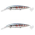 thumbnail image 1 of Bisitoy 2Pcs Soft Plastic Fishing Lures Set with Tail for Crappie Panfish, 1 of 4