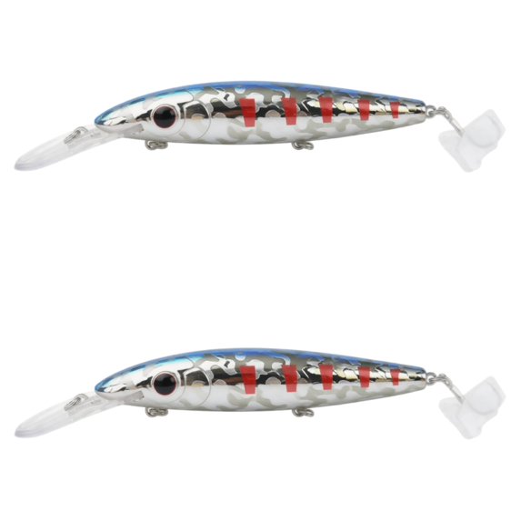 Bisitoy 2Pcs Soft Plastic Fishing Lures Set with Tail for Crappie Panfish