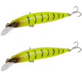 thumbnail image 1 of Bisitoy 2Pcs Soft Plastic Fishing Lures Set with Twisting Tail for Crappie Bluegill, 1 of 4