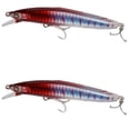 thumbnail image 1 of Bisitoy 2Pcs Soft Plastic Fishing Lures Set with Twisting Tail for Crappie Bluegill, 1 of 4