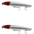 thumbnail image 1 of Bisitoy 2Pcs Swimbait Fishing Lures Set with Paddle Tail for Large Predators, 1 of 4