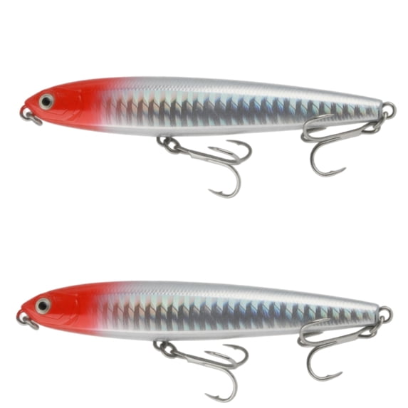 Bisitoy 2Pcs Swimbait Fishing Lures Set with Paddle Tail for Large Predators