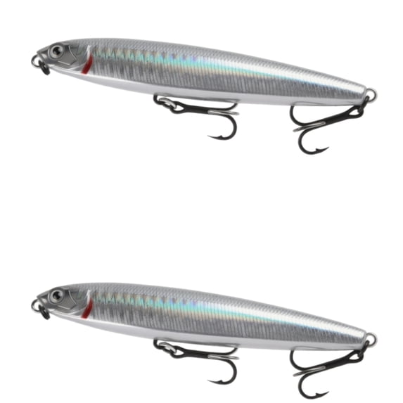 Bisitoy 2Pcs Swimbait Fishing Lures Set with Paddle Tail for Large Predators