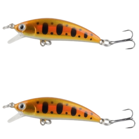 Bisitoy 2Pcs Topwater Fishing Lures Set with Walking Action for Striped Bass
