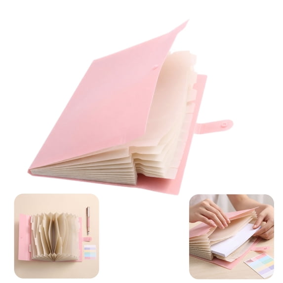 Bisitoy A4 Expanding File Folder 8 Pockets Accordion Document Organizer Portable Paper Storage Wallet for Office,Students, Teachers, Back to School Supplies