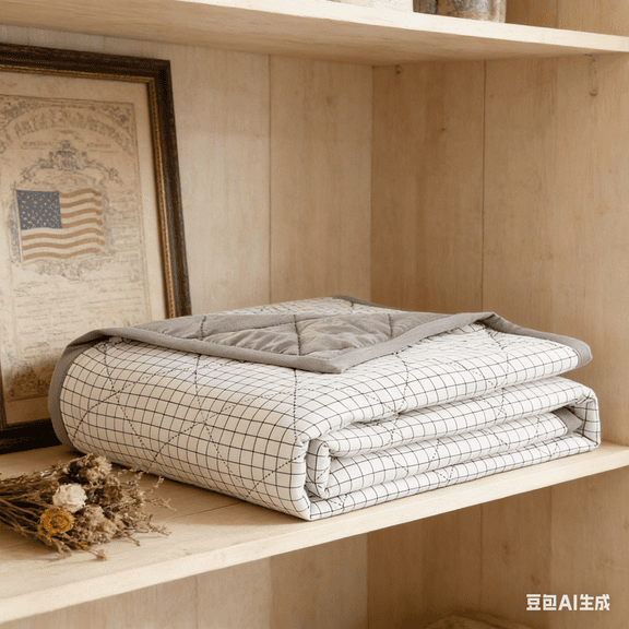 Bisitoy Checkered Weighted Blanket for Adults, Cooling Plaid Heavy Throw Blanket, Microfiber Soft Thick Big Blankets Weighted Comforter Gift for Sleeping