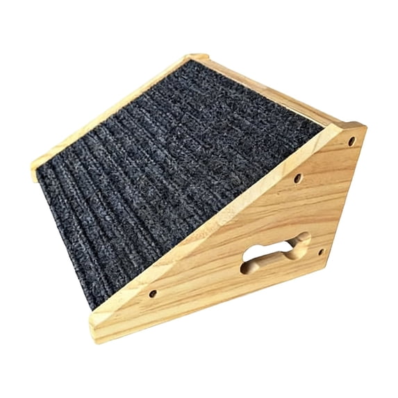 Bisitoy Dog Ramp for Stairs, Non-Slip Dog Stairs, Sturdy Wooden Pet Steps for Small Dogs and Cats Fits Staircase Indoor, Assist for Injured and Older Pet (as shown)