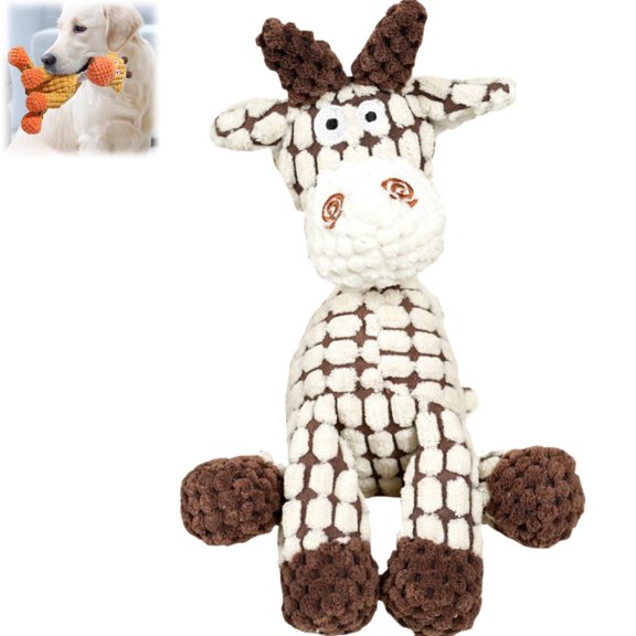 Bisitoy Dog Toys, Rope Chew and Plush Squeaky Interactive Toy for Tough Biting