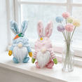 thumbnail image 1 of Bisitoy Easter Decorations Two Piece Faceless Plush Rabbit Gnome Set - Spring & Easter Table Ornaments, 1 of 6