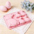 thumbnail image 1 of Bisitoy Easter Silicone Molds for Baking, Bunny Themed Mold for Home Kitchen Use, 1 of 6