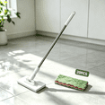 thumbnail image 1 of Bisitoy Flat Clamp Type Floor Mop with 20 Reusable Cleaning Pads for Household Floor Cleaning, 1 of 3