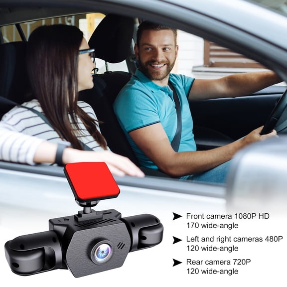 Bisitoy Full View Car Dashcam System, 2026 New Dashcam, 1080P Full HD Recording Car Dash Camera System, Parking Mode, G-Sensor, Night Vision for Taxi, Fleet, and Family Vehicles