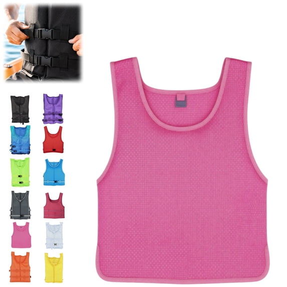 Bisitoy Life Jackets for Adults, 1 Piece Double Buckle Portable Foldable Buoyancy Vest