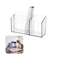 thumbnail image 1 of Bisitoy Magnetic Marker Holder 3 Compartment Acrylic Pen Organizer, Strong Magnet Whiteboard Storage Caddy for Office, Teachers, Whiteboard Accessories, 1 of 4
