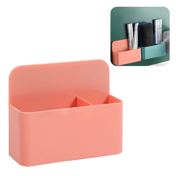 Bisitoy Magnetic Marker Holder for Whiteboard, Dry Erase Marker Organizer with Removable Divider, Magnetic Pen Holder for Classroom Office Locker Fridge File Cabinet