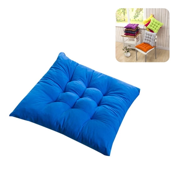 Bisitoy Square Thick Seat Cushion 15.75 x 15.75 Inch Soft Plush Chair Pad Comfort Chair Cushion for Dining Chair, Office Chair, Sofa