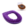 thumbnail image 1 of Bisitoy Toilet Seat Cover for Bathroom, Toilet Seat Cushion Covers Soft Thicker Warmer Washable Toilet Seat Cover Pads with Zipper Home Reusable, 1 of 3