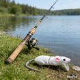 thumbnail image 1 of Bisitoy Topwater Mouse Fishing Lures, Bionic Mouse Swimbait with Jointed Body for Predator Fish, 1 of 6