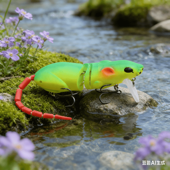 Bisitoy Topwater Mouse Fishing Lures, Floating Rat Lure for Exciting Topwater Catches