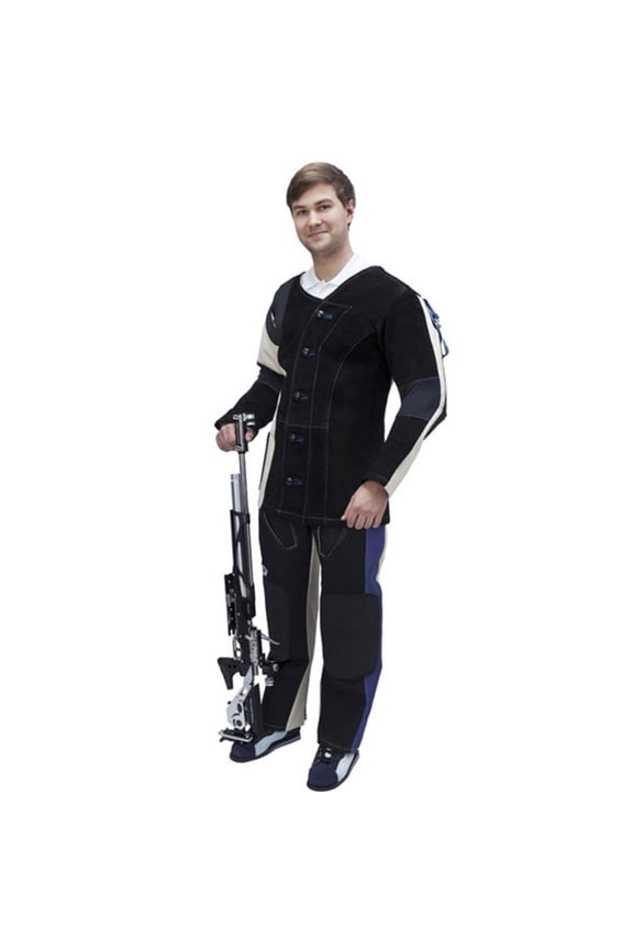 404 Canvas & Leather Jacket R/H Gents by Gehmann C48 Black