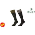 thumbnail image 1 of Bisley Langton Lattice Shooting Socks Green, 1 of 2