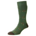 thumbnail image 1 of Bisley Pheasant Socks Green, 1 of 1