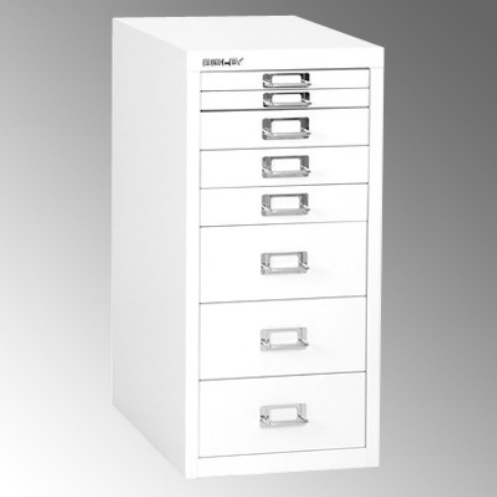 Bisley Steel 8Drawer Under the Desk Multidrawer Storage