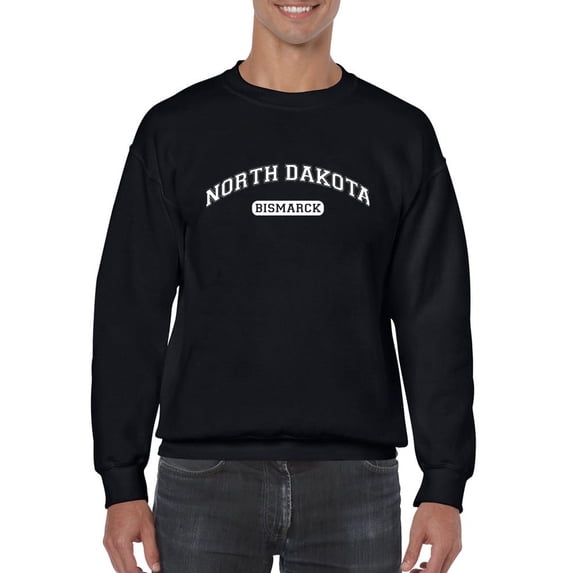 Bismarck North Dakota Men Sweatshirt, Male 5X-Large