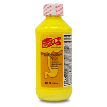 Bismutina Upset Stomach Reliever, Antidiarrheal - 8 fl oz
