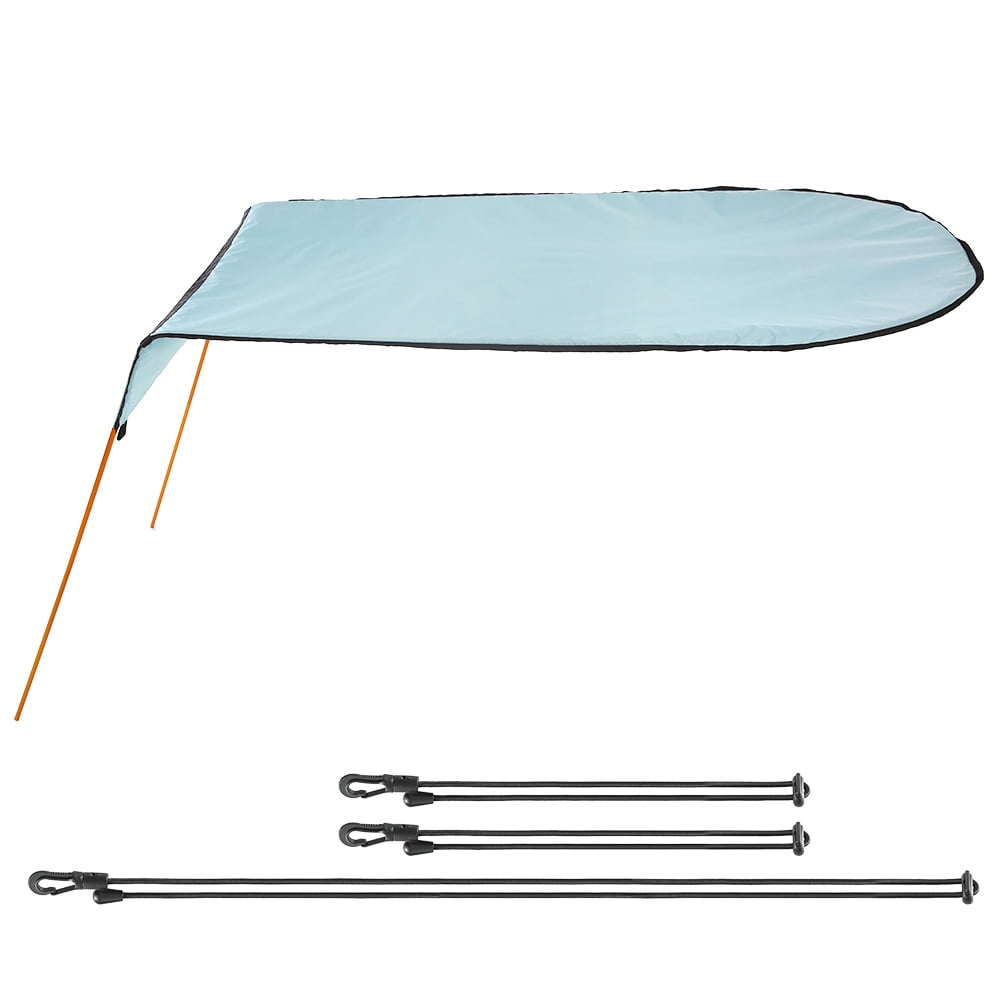 MOOCY Sun Shade Canopy For Kayak Canoe Sunshade, Black