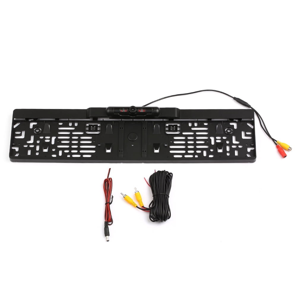 Bisofice Car Backup Camera, European License Plate Frame Rear View