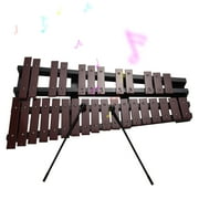 Bisofice Glockenspiel Musical Instrument, Foldable Xylophone with Carrying Bag and 2 Mallets, Perfect Gift for Beginners