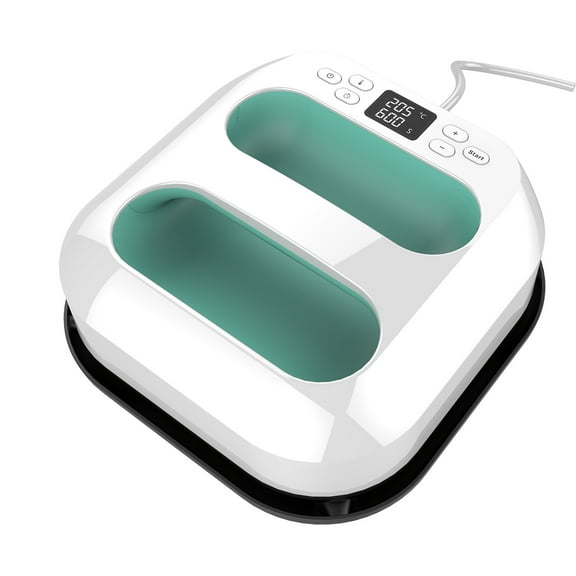 Handheld Heat Press Machine 9''x9'' Iron Press Fast Heat Adjustable Temperature and Timer Auto Shutdown Safety Function for Sublimation and HTV Vinyl Shirt s Bags Hats DIY Heat Transfer Pr