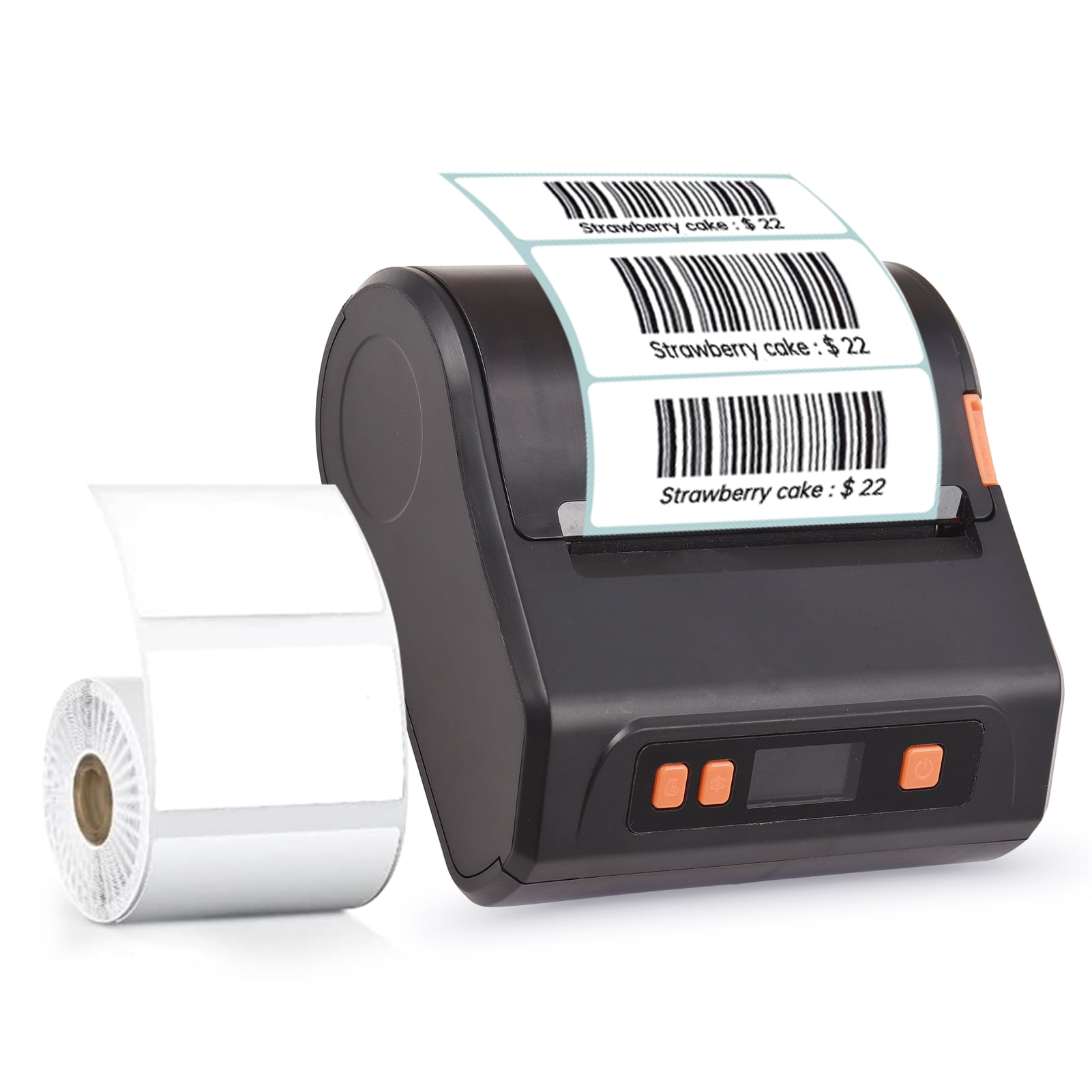 Bisofice Portable 80mm Receipt Label Printer Wireless BT Thermal