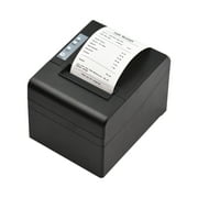 Bisofice Thermal Receipt Printer 80mm Desktop Direct Thermal Printing USB Connection 300mm/s High Speed with Auto Cutter Support ESC/POS for Shipping Business Restaurant Kitchen Supermarket Store Hom