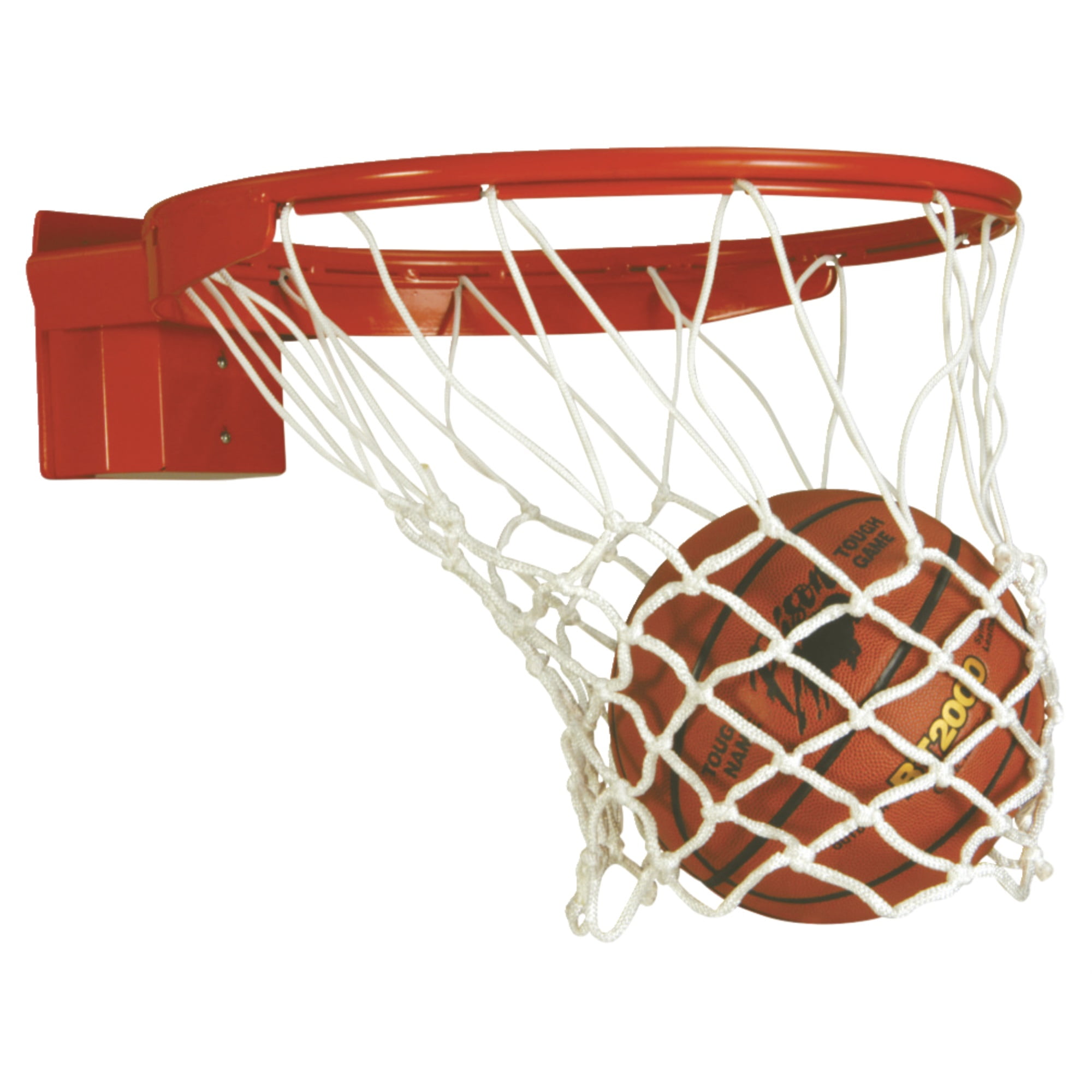 Bison Baseline 180 deg Breakaway Basketball Rim for 42 or 48 Inch ...