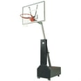 thumbnail image 1 of Bison Club Court Portable Basketball System, 48 x 32 Inch Backboard, Acrylic Backboard, 1 of 1