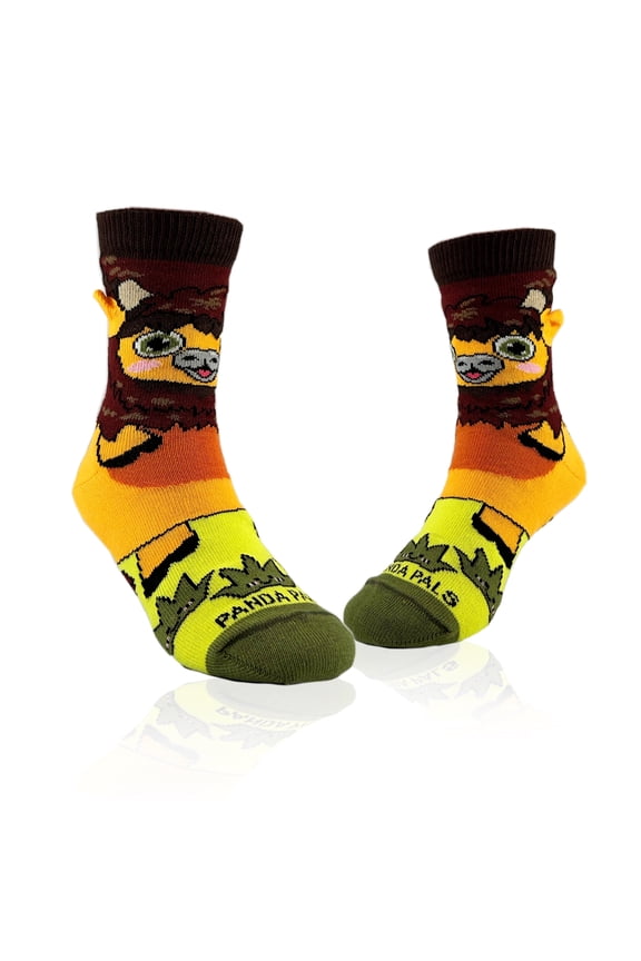 Bison Farm Socks Socks from the Sock Panda (Ages 3-7) Size: Small (Age 3-5)
