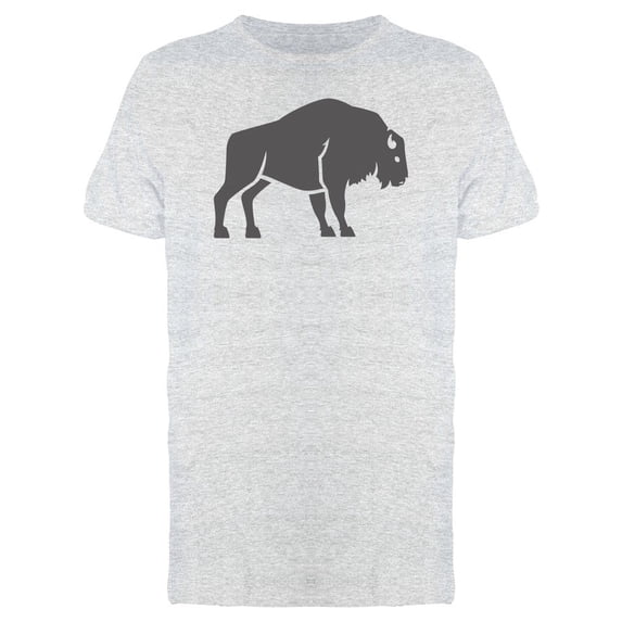 Bison Gray Silhouette Tee Men's -Image by Shutterstock