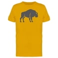 thumbnail image 1 of Bison Gray Silhouette Tee Men's -Image by Shutterstock, 1 of 2