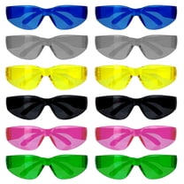 Bison Life Keystone Full Color Safety Glasses for Men & Women, Anti-Scratch, 12-Pack