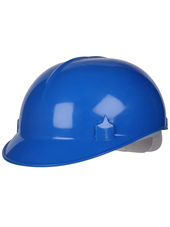 Safety Bump Cap, 4-Point Pin Lock Suspension, Lightweight HDPE Shell, Adjustable Fit, Blue (Pack of 1)