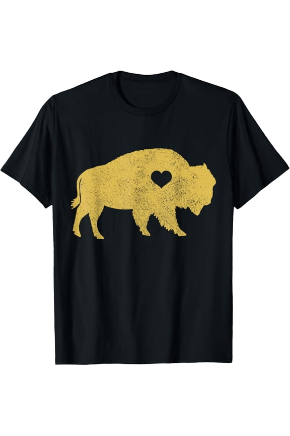 Bison Lover American Buffalo National Park Souvenir Vintage T-Shirt